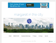 Tablet Screenshot of margaretinthecity.com
